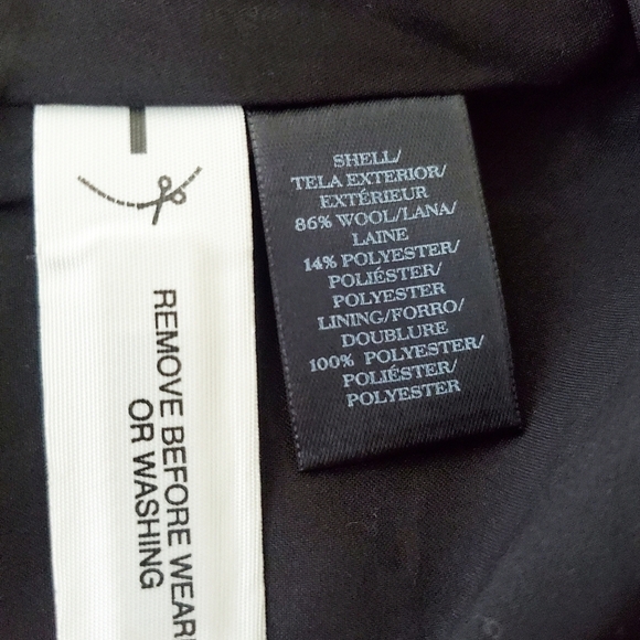 NWT Ann Taylor Wool Blend Multicolor Flounce Hem A-line Mini Skirt Size 6 - Picture 7 of 7